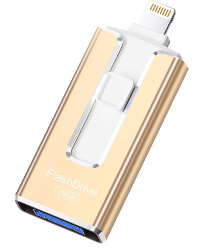 MEMORIA USB INTELIGENTE 3 EN 1 PARA CELULARES - 256 GB